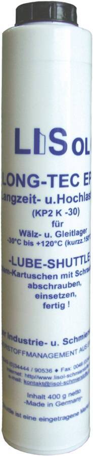Langzeit- und Hochlastfett LONG-TEC EP 2 LUBE-SHUTTLE 82545 Inhalt 400 g Gebindeart Kartusche-0
