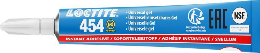 Sofortklebstoff Loctite 454 195678 Gebindeart Flasche Inhalt 20 g-0