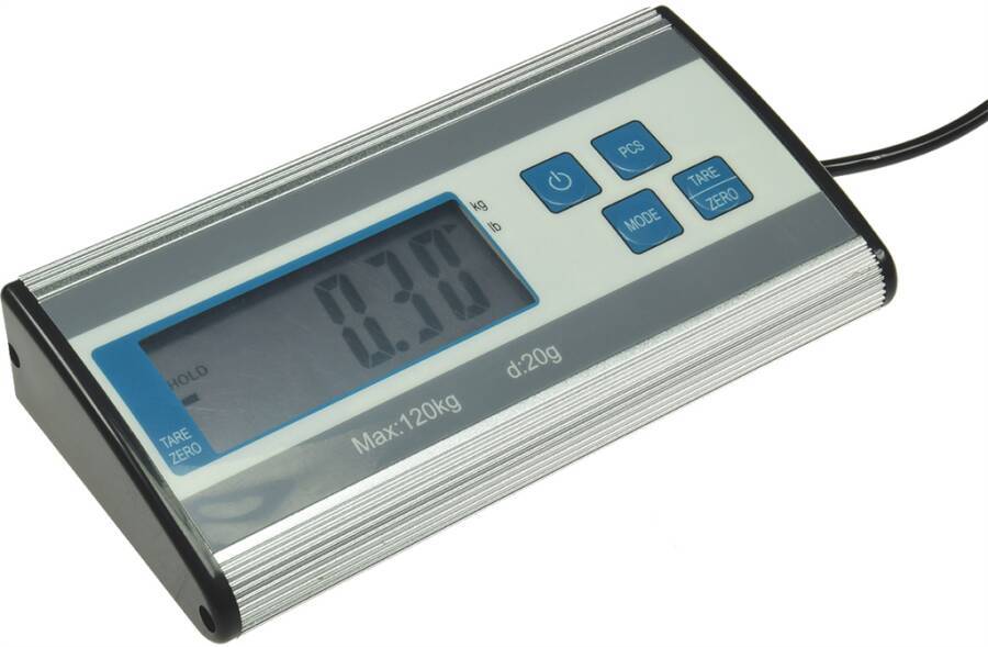 Paketwaage bis 120 kg 22562 max. Tragfähigkeit 120 kg Ablesung 20 g Abmessung Wiegefläche (BxT) 270 x 270 mm-2