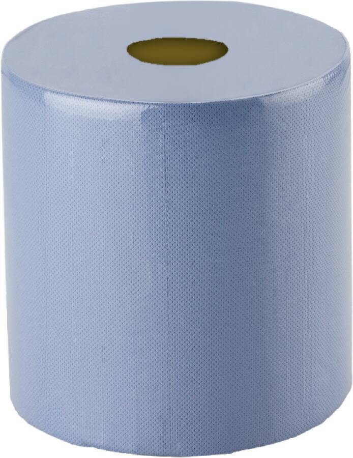Putzpapier K-Rolle blau Großrolle 8945910 Blattmaß 36 x 38 cm Lagen 3 Ausführung randverleimt Blatt 500 pro Rll Rollen-0