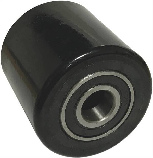 Polyurethanrad schwarz, Tragkraft 700 - 800 kg 941150620 Rad-Ø 80 mm Radbreite 70 mm Tragkraft 700 kg Bohrung 20 mm Nabe