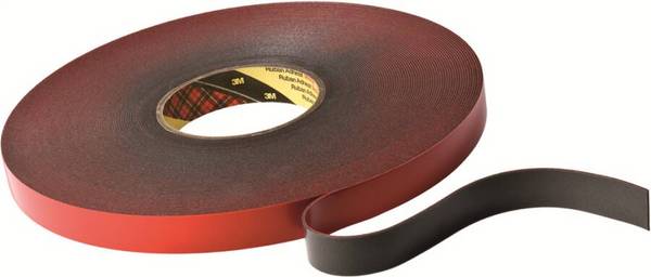 Doppelseitiges Klebeband VHB 4611 F / 5925 F 46111233 Farbe dunkelgrau Rollenbreite 12 mm Rollenlänge 33 m Dicke 1,1 m