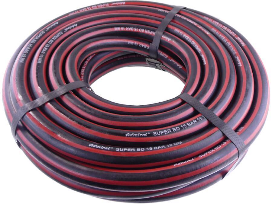 Wasserschlauch Gummi 8840820 Innen-Ø 3/4" Zoll Innen-Ø 19 mm Länge 20 m Betriebsdruck 15 bar Berstdruck 45 bar-0