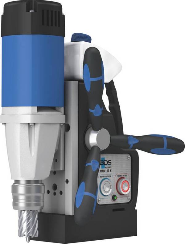 Magnetkernbohrmaschine MAB 100 K - Set MAB100K-230V Drehvorrichtung ohne Nennaufnahme 1050 W Bohrleistung 12-32 mm Hub 7