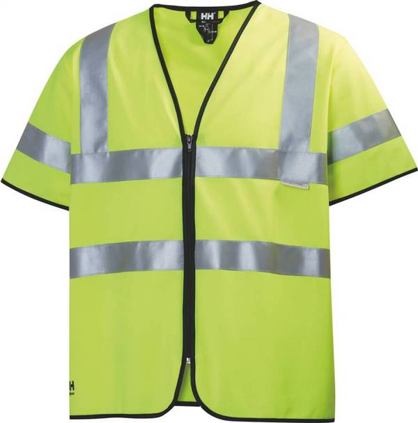 Warnschutzweste Kurzarm ADDVIS Klasse 3 79218_360-2XL Größe XXL Farbe warngelb