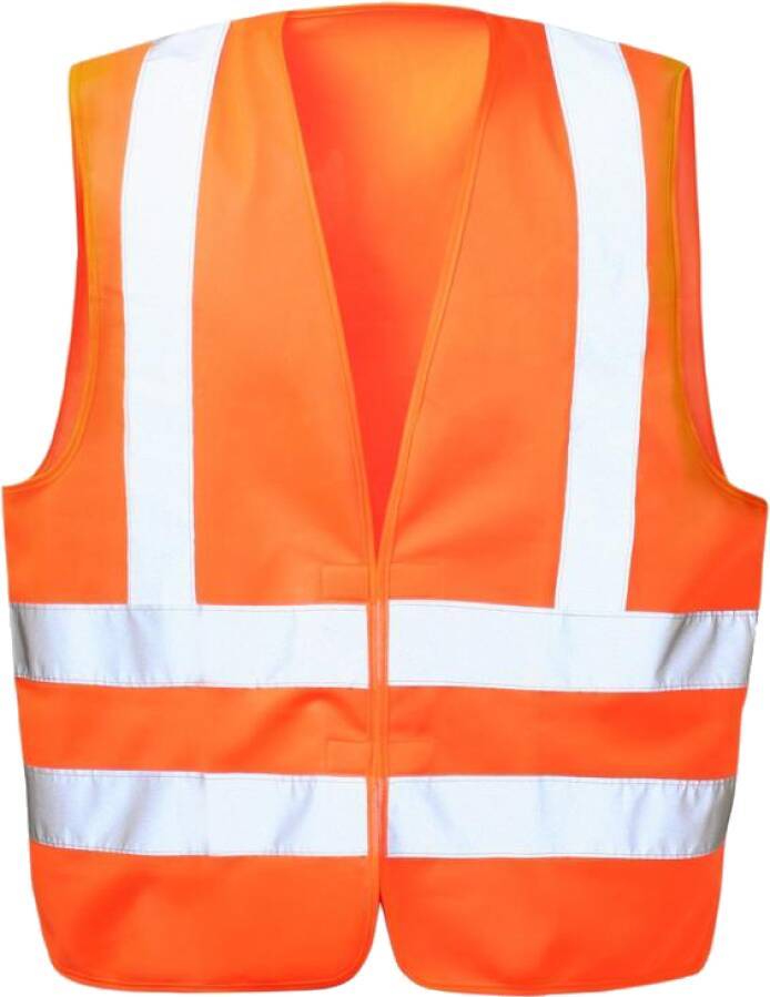 Warnschutzweste Polyester Schulterreflex Klasse 2 7330710 Größe onesize Farbe warnorange-0