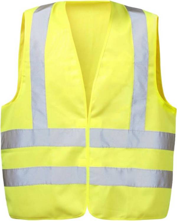 Warnschutzweste Polyester Schulterreflex Klasse 2 7330705 Größe onesize Farbe warngelb
