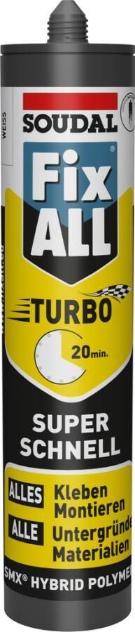 Fix-All TURBO 122237 Farbe weiß Gebindeart Kartusche Inhalt 290 ml-0