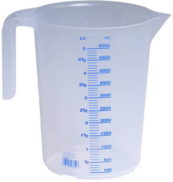 Messbecher Polypropylen 881365 Inhalt 5 l