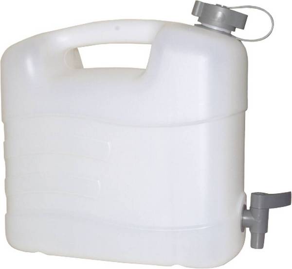 Kunststoff-Wasserkanister 8816810 Inhalt 10 l Maße (HxLxB) 319x348x174 mm