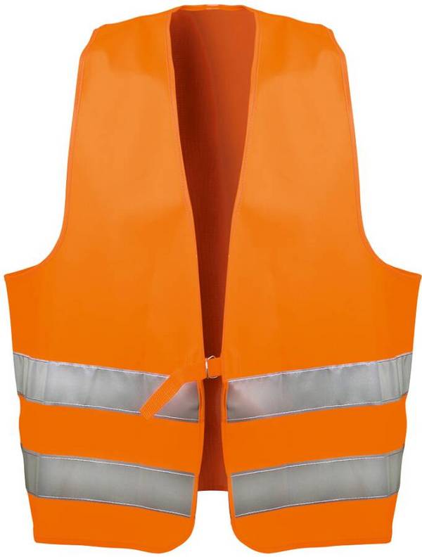 Warnschutzweste Mischgewebe Klasse 2 733131080 Größe Uni Farbe warnorange
