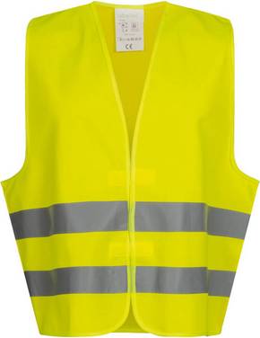 Warnschutzweste Klasse 2 733131084 Größe Uni Farbe warngelb