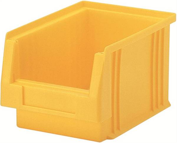 Lagersichtkästen Polypropylen 932113102 Größe 2 Farbe gelb Außenmaße (LxBxH) 330 x 213 x 150 mm VE 10