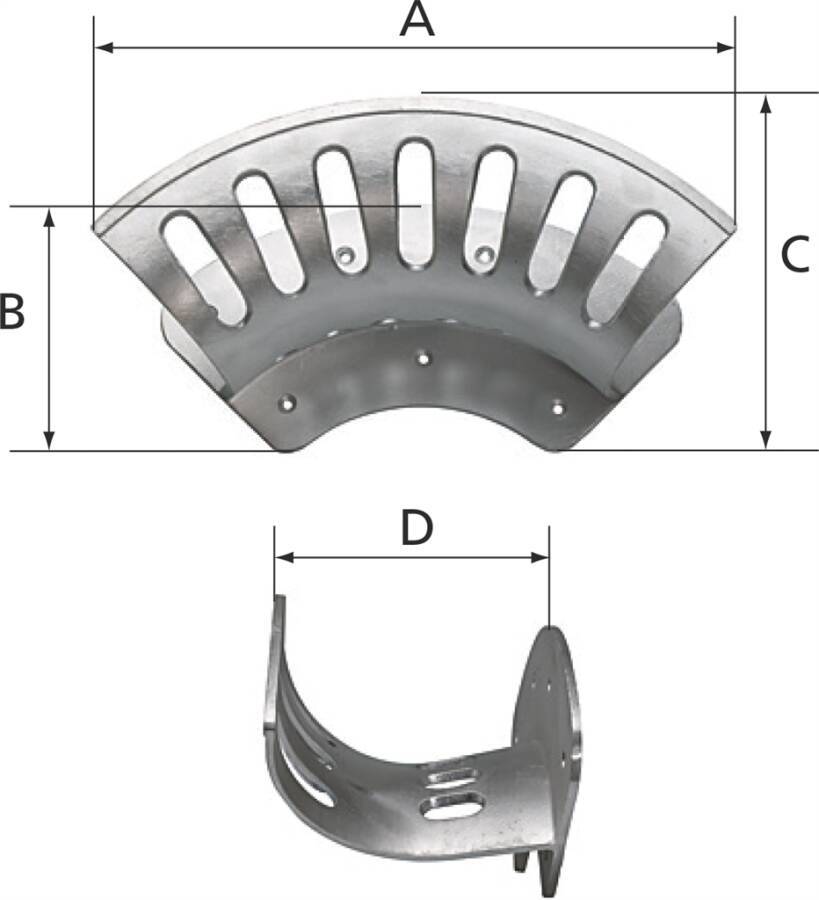 Schlauchhalter Aluminium maxi RIEGLER-1