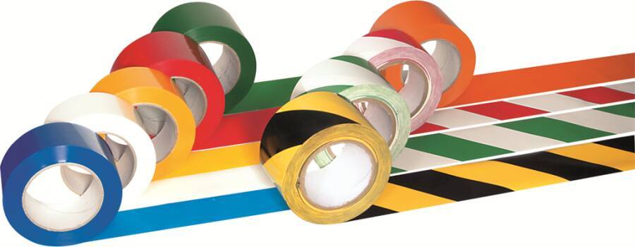 Selbstklebendes Bodenmarkiersystem 8560403 Farbe weiß Breite 75 mm Länge 33 m-0