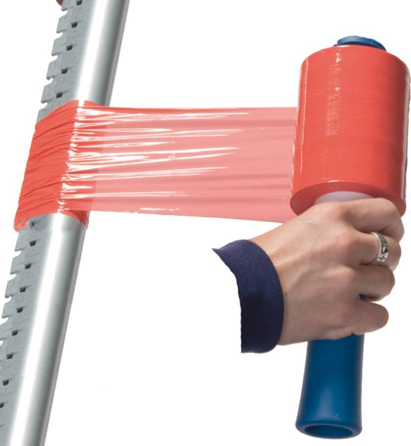 Hand-Stretchfolien-Set Mini 855004002 Ausführung Ersatzrolle Rollenbreite 100 mm Rollenlänge 150 m Folienstärke 23 my Fo-1