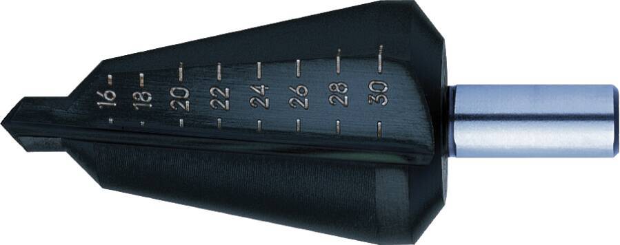Blechschälbohrer HSS 119152 Größe 2 Typ HSS Bohrbereich 4 - 20 mm Gesamtlänge 71 mm Schaftlänge 22 mm Schaft-Ø 8 mm-0