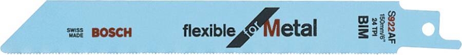 Säbelsägeblätter blau - für Metall 2608656013 Typ S922AF Qualität Flexible for Metal Eigenschaften bruchfest, lange Lebe