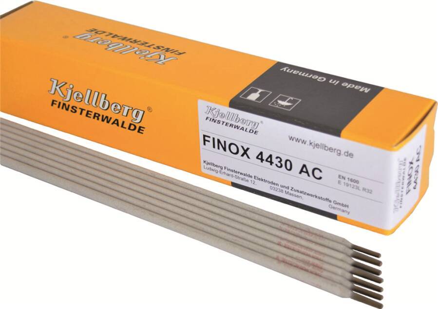 FINOX 4430 AC Normbezeichnung: DIN EN ISO 3581-A: E 19 12 3 LR 12, Werkstoffnr.: 1.4430 00.703.323 Abmessung 3,25 x 350-0