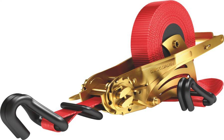 Automatik-Zurrgurte QUICKLOADER 941153003 Ausführung Spitzhaken, D-Ring Länge 5,0 m Zugkraft direkt 1000 kg Zugkraft in-0