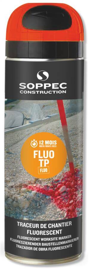 Bau-Markierspray Fluo TP 8563903 Farbe grellorange Inhalt 500 ml-0