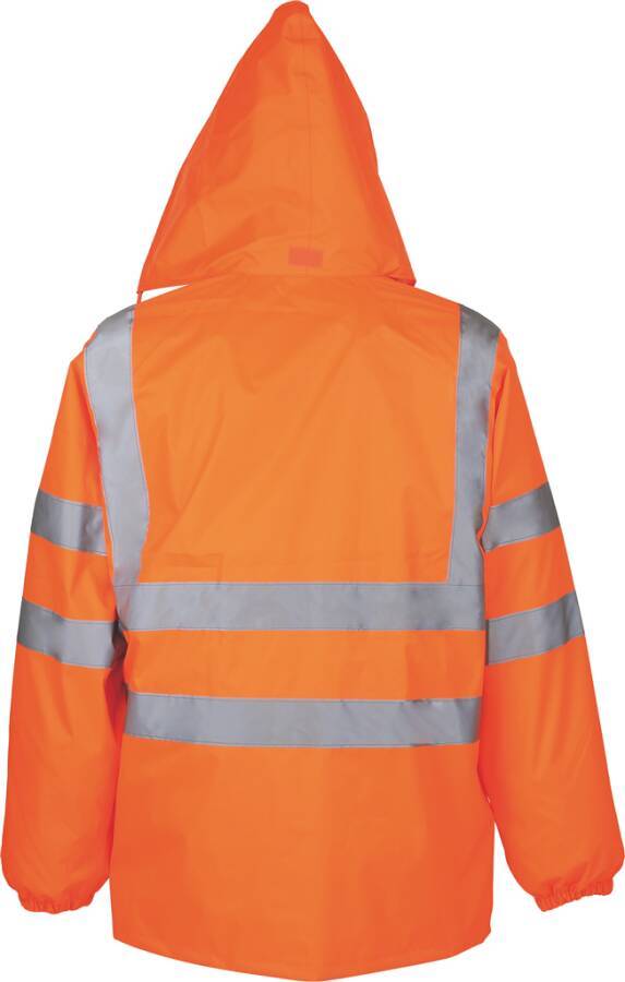 Warnschutz-Regenjacke Basic Klasse 3 7352910S Größe S Farbe warnorange-1