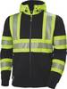 Warnschutz-Kapuzen-Sweatjacke ICU Klasse 1 79273_369-M Größe M Farbe warngelb / schwarz