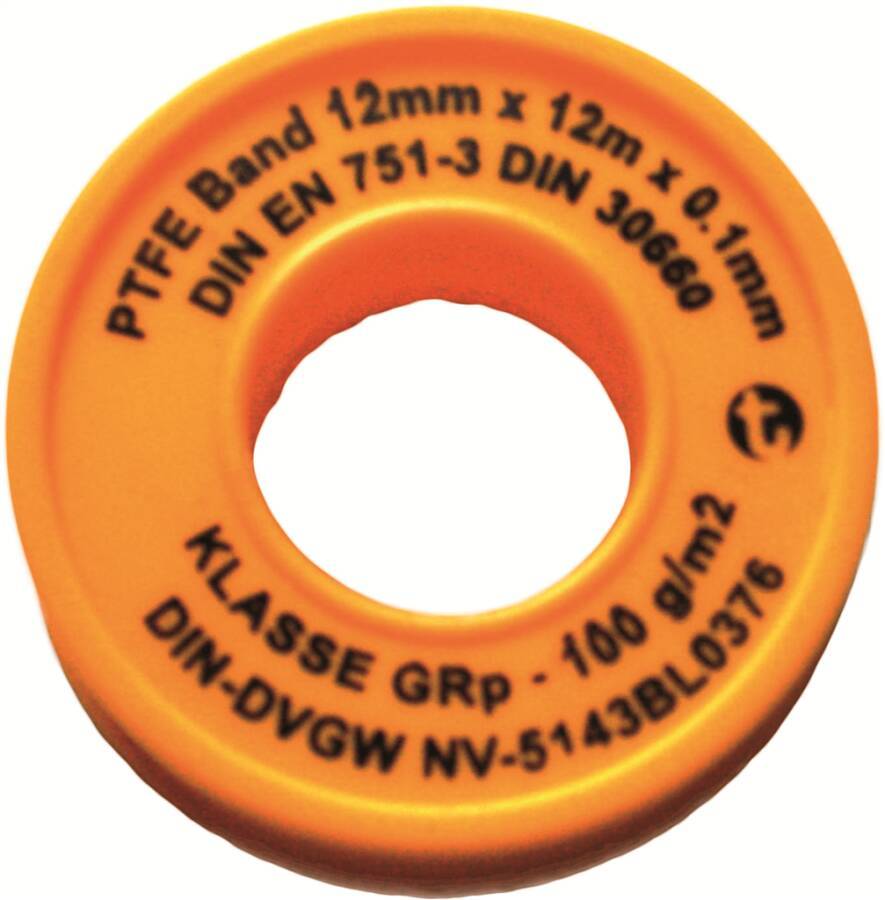 TORREY Gewinde-Dichtband f.Grobgewinde DN10-50 in Rollen a 0,1mm, nach DIN-EN 751-3-0