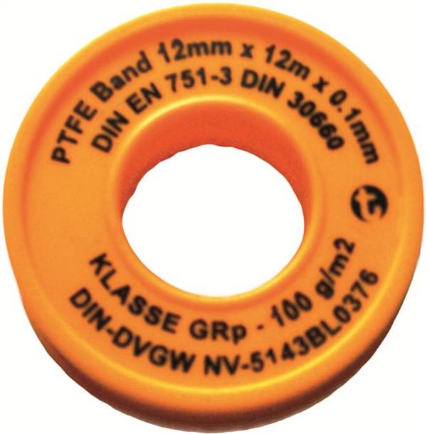 Teflon/ PTFE-Gewindedichtungsband 69997 Ausführung für Feingewinde ≤ DN 10, bis 3/8", 60g/m²