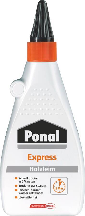 Holzleim Ponal Express 84151 Farbe weiß Inhalt 550 g Gebindeart Flasche-0