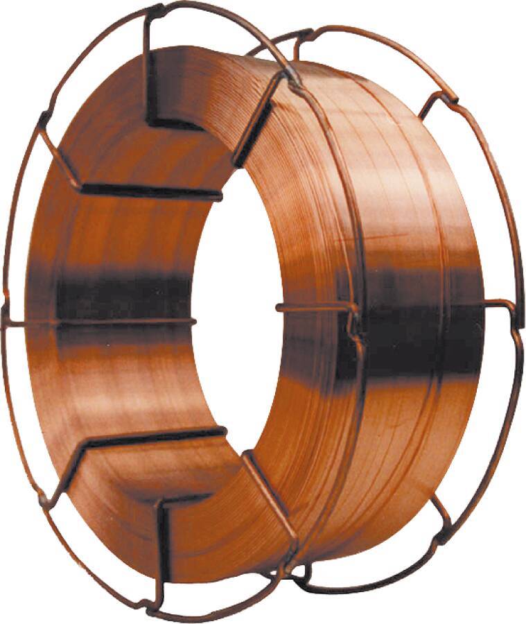 EN ISO 14341-A G 424 M 3 Si 1 (SG2) Werkstoff 1.5125 1116008 Draht-Ø 0,8 mm Wicklung Lage/Lage Typ 1.5125-0