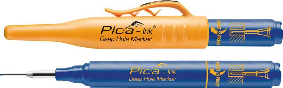 Tieflochmarker PICA 150/41 Farbe blau Strichstärke 1,5 mm-0