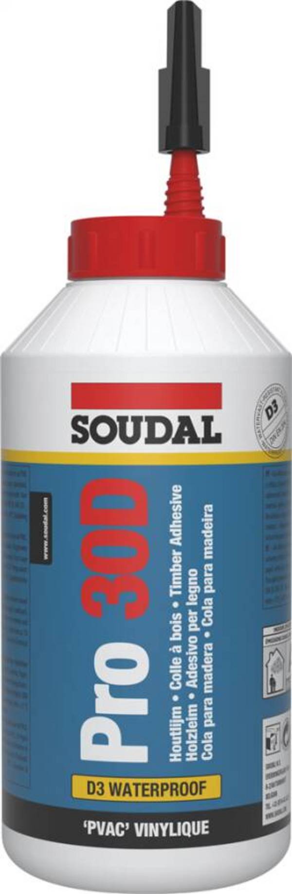Holzleim Pro 30 D (Weißleim) 108769 Farbe weiß Inhalt 750 g Gebindeart Flasche