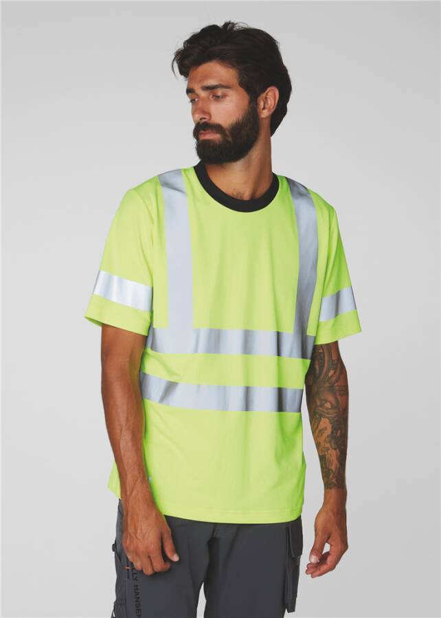 Warnschutz-T-Shirt ADDVIS Klasse 2 79092_360-XL Größe XL Farbe warngelb-2