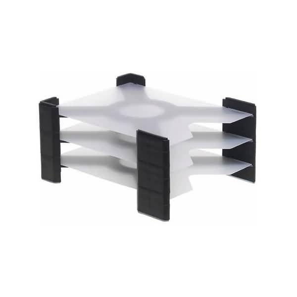 Briefablage X-Filer A4 PP schwarz VE=3 Stück-0
