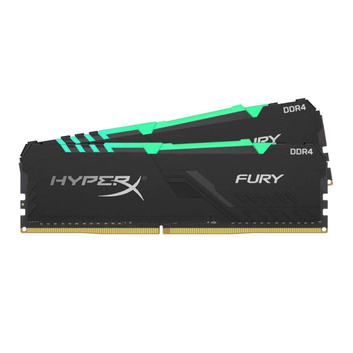 HX432C16FB3AK2/16 - HyperX FURY RGB - DDR4 - 16 GB: 2 x 8 GB - DIMM 288-PIN - ungepuffert-1