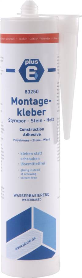Montagekleber plus6 83250 Farbe weiß Gebindeart Kartusche Inhalt 310 ml-0