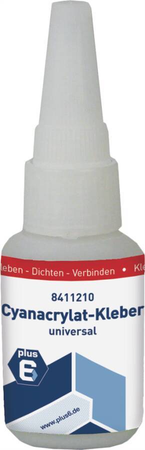 Sekundenkleber Universal 8411210 Inhalt 20 g Gebindeart Flasche chemische Basis Ethyl-Cyanacrylat-Basis Viskosität 25°C/-0