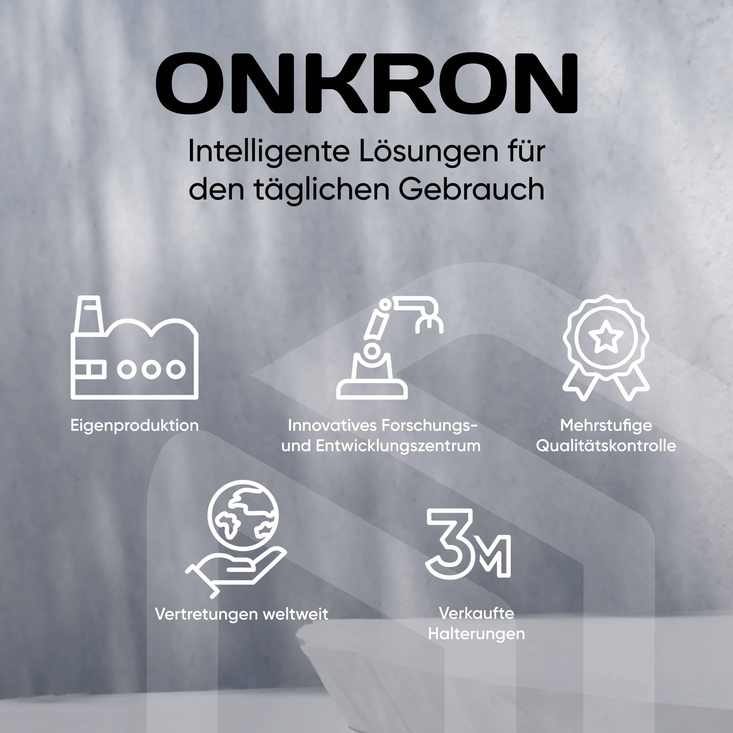 ONKRON Monitorhalterung 13"-32", 8 kg max, VESA 75x75-100x100, schwenkbar, neigbar, G80-B-1