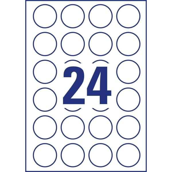 AVERY ZWECKFORM - Etiketten L3415-10 weiß 40.0 x 40.0 mm - Etiketten/Beschriftungsbänder - Etiketten/Beschriftungsbänder-1