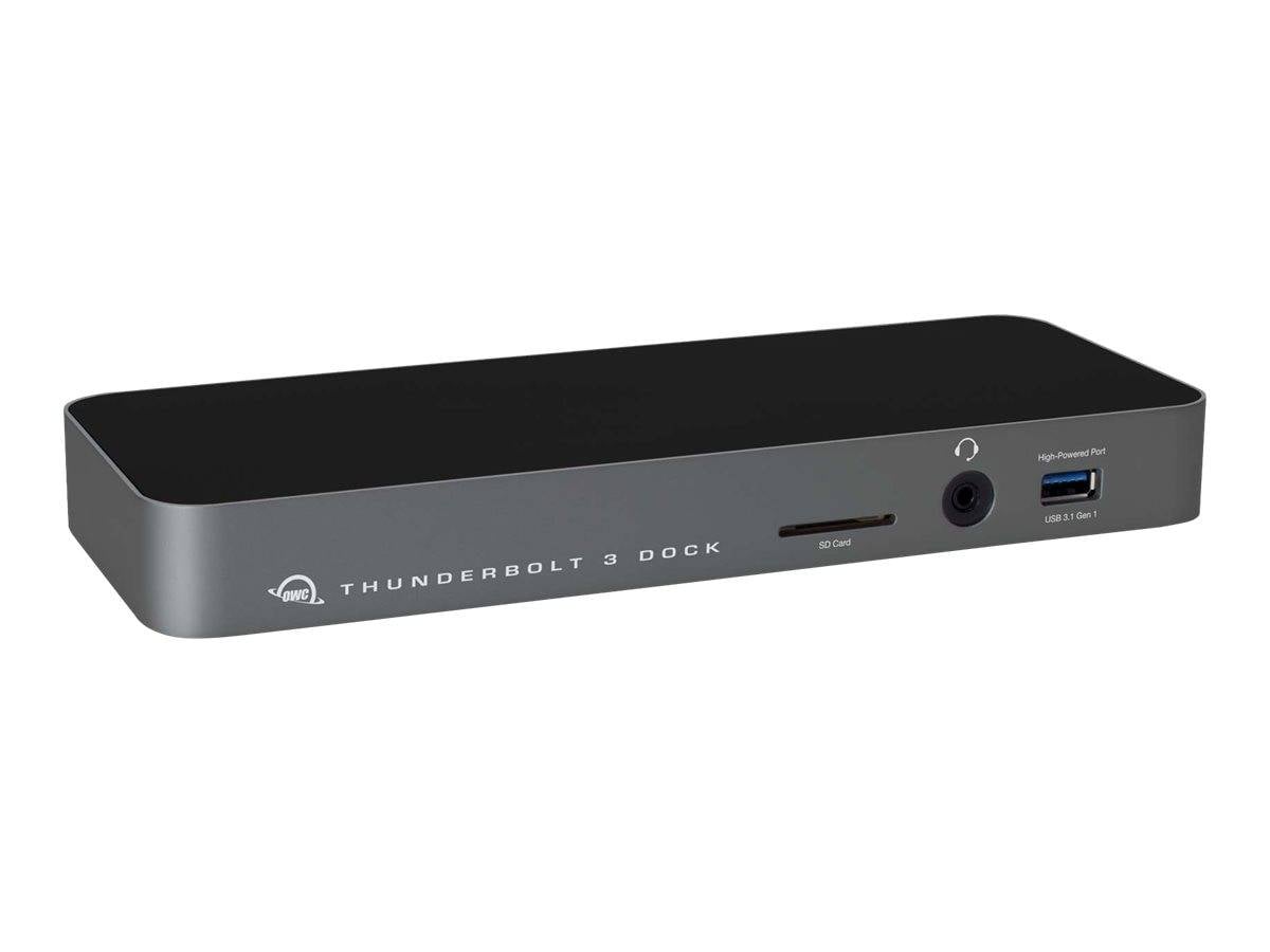 OWC Thunderbolt 3 Dock - Dockingstation - Thunderbolt 3 - Mini DP - 1GbE - 85 Watt-0