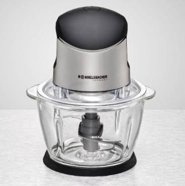 Rommelsbacher MZ 400, 1 l, Schwarz, Edelstahl, Glas, Edelstahl, CE, 400 W-1