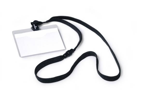 DURABLE - Namensschild - für 60 x 90 mm - Schwarz, durchsichtig (Packung mit 10)-1