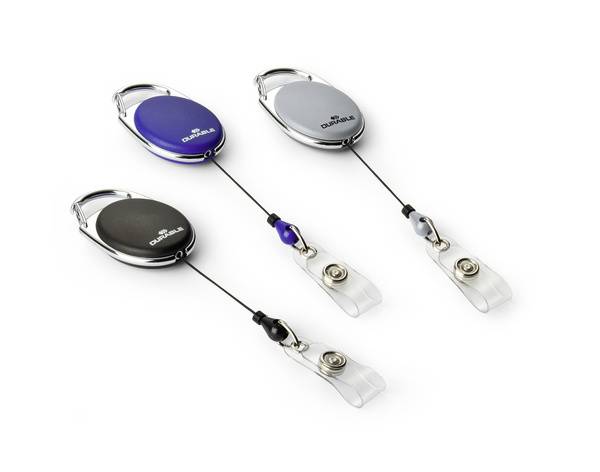 DURABLE STYLE - Ausweishalter - dunkelblau (Packung mit 10)-1