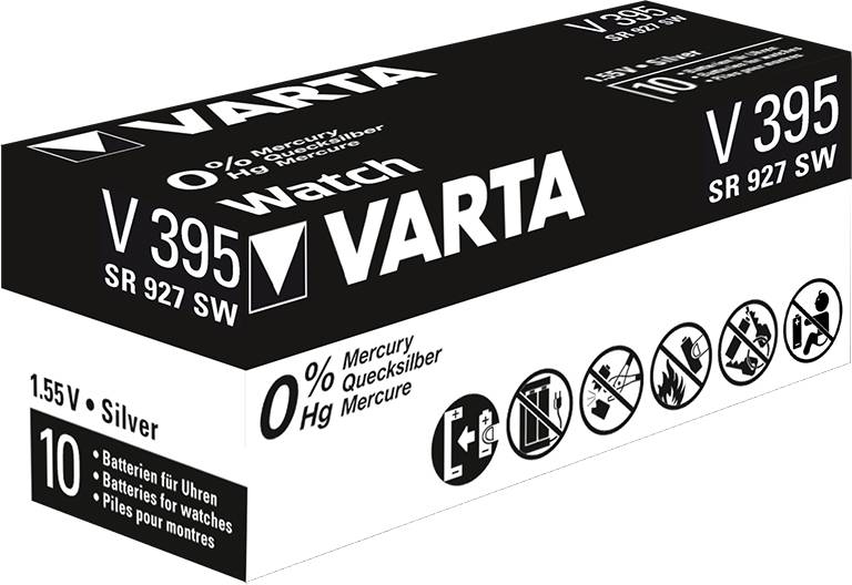 Varta Professional Electronics V 395 - Batterie SR57 - Silberoxid - 42 mAh-1