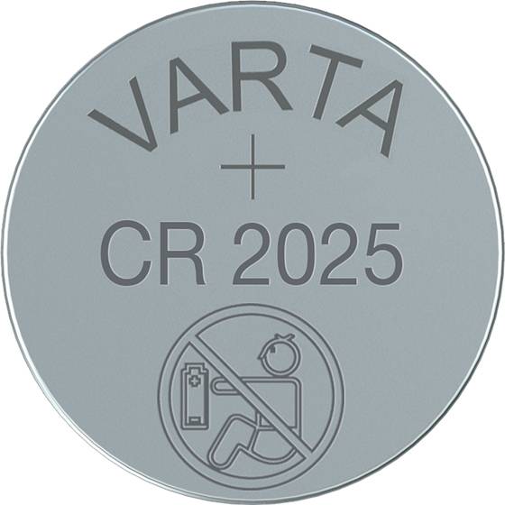 Varta Knopfzelle CR2025 5er Blister-1