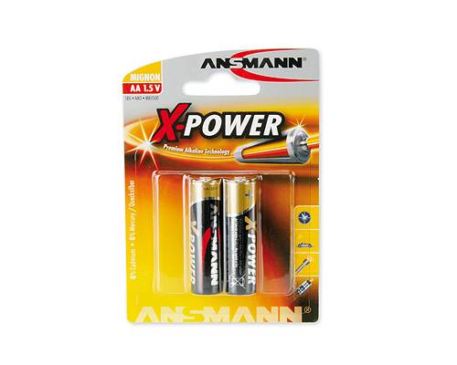 ANSMANN X-POWER Mignon AA - Batterie 2 x AA-Typ-1