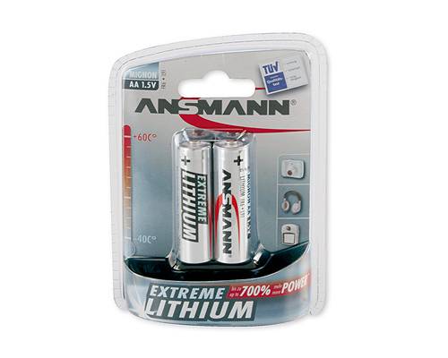 ANSMANN Mignon Extreme Lithium - Batterie 2 x AA-Typ-1