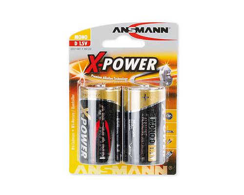 ANSMANN X-POWER Mono D - Batterie 2 x D - Alkalisch-1