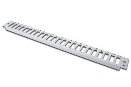 24x SC Duplex Frontblende für Glasfaser Spleißbox, 1HE-1